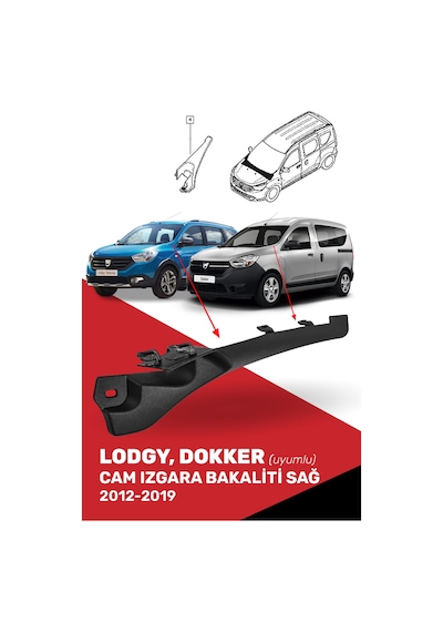 Cnd Lodgy Dokker Uyumlu Cam Izgara Bakaliti Sağ - 668229972r