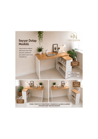 Modüler Köşe Masa Kitaplıklı Köşe Çalışma Masası Ofis Masası Bilgisayar Masası Safir Meşe - Beyaz Safir Meşe - Beyaz Modüler Köşe Masa Kitaplıklı Köşe Çalışma Masası Ofis Masası Bilgisayar Masası Safir Meşe - Beyaz Safir Meşe - Beyaz