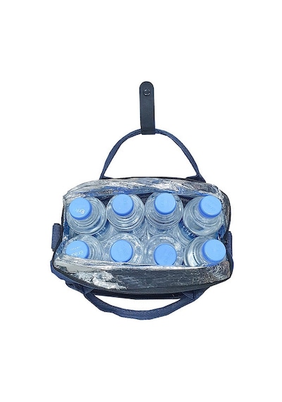 Saban Lacivert, 8 Litre Termal Soğuk Tutucu Çanta İzolasyonlu Termo Piknik / Kamp / Plaj Gri