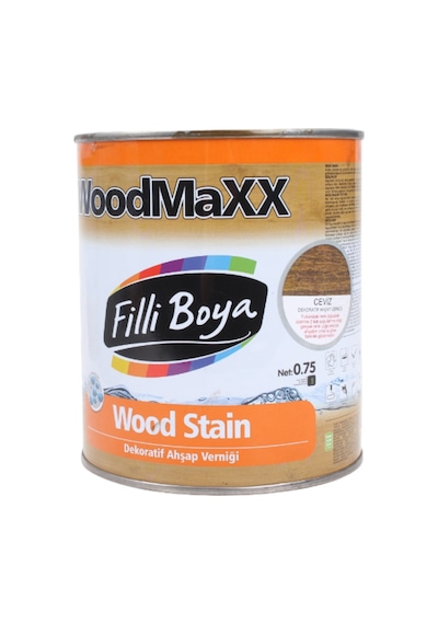 Filli W.Maxx Dekoratif Ahşap verniği verniksiz Ceviz 0,75Lt 30