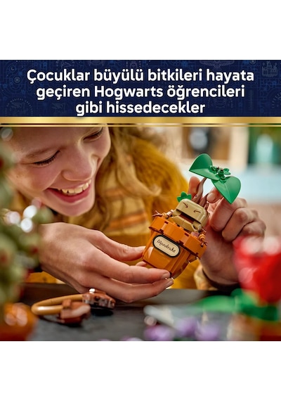 LEGO® Harry Potter™ Hogwarts™ Bitkibilim Bitkileri 76474 - 12 Yaş ve Üzeri için 3 Bitki İçeren Oyuncak Yapım Seti (817 Parça)