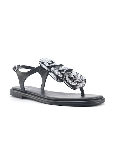 Nine West Orıel 5fx Siyah Kadın Düz Sandalet 000000000101929107 Siyah
