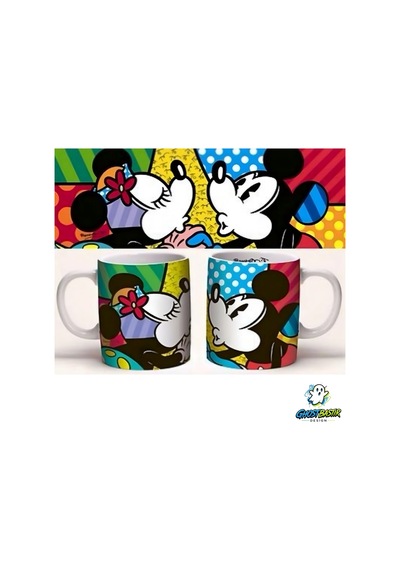 Mickey Ve Minnie Kupa Bardak Tek Adet K0314 Çok Renkli