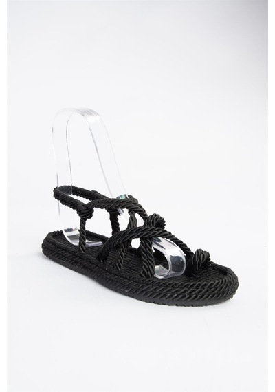 Fox Shoes Siyah Kadın Sandalet F470135104 Siyah