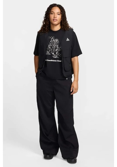 Nike Women's Acg Uv Activitorium Loose Fit Womens Pant. Bol Kesim Kadın Outdoor Yürüyüş Pantolonu Siyah