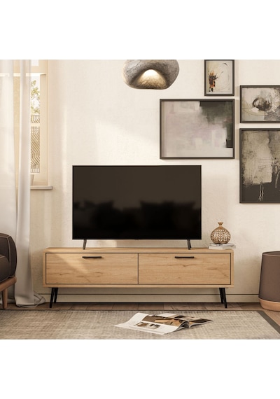 4062 Bold 138 Cm Tv Ünitesi Sepet Meşe