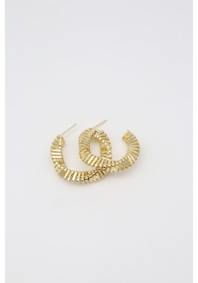 Vıp Küpe 14 K-17150 32mm Çok Renkli