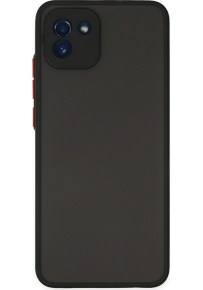 Samsung Galaxy Uyumlu,A03 Kılıf Montreal Silikon Kapak - Siyah Çok Renkli