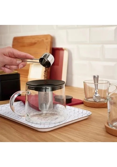 Sumuhome Rıklıg Pratik Cam Demlik 0.6 Lt Siyah - Şeffaf