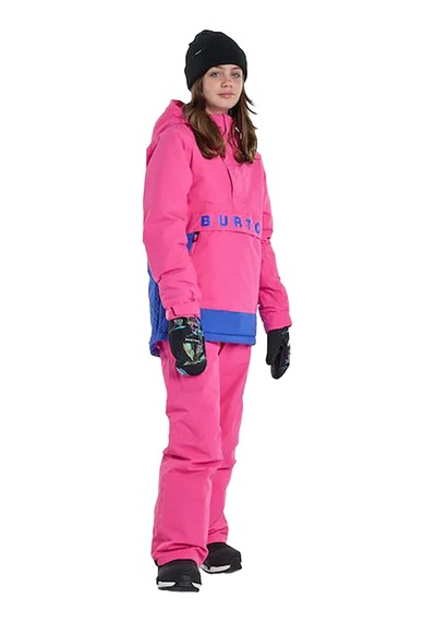 Burton Burton Kids' Frostner 2l Anorak Unisex Çocuk Pembe Snowboard Ceketi Fuchsia Fusion/amparo Blue Pembe Burton Burton Kids' Frostner 2l Anorak Unisex Çocuk Pembe Snowboard Ceketi Fuchsia Fusion/amparo Blue Pembe