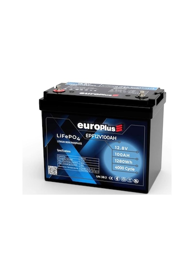 Agex Enerji-europlus 12 Volt 100 Ah Lifepo4 Batarya