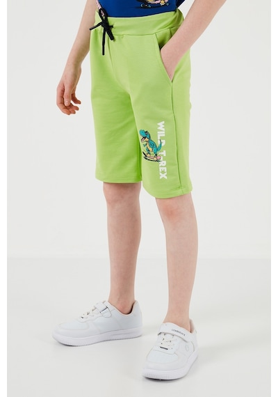 Lela Pamuklu Regular Fit Bisiklet Yaka Şortlu Alt-Üst Erkek Çocuk Takım 6212013 Saks