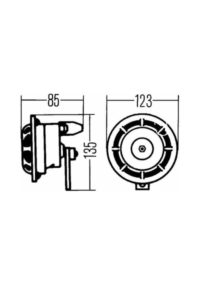 Hella Yüksek Ton Korna 24v 375-500hz 110 Dba 3ag003399-101