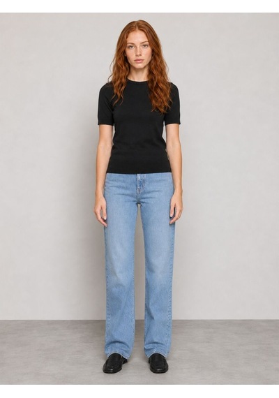 Loft Regular Fit Kadın Bluz K.kol Lf2044861 Q1.v1 Siyah