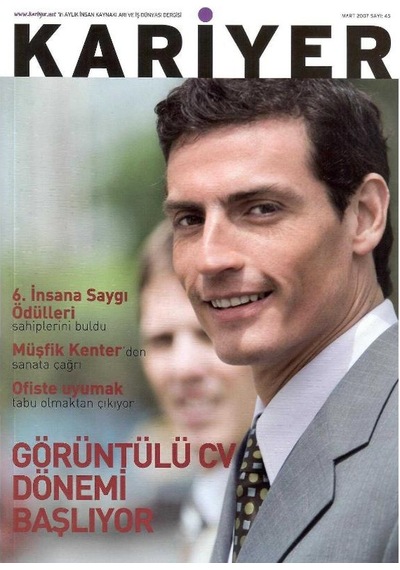 Kariyer Aylık İnsan Kaynakları Ve İş Dünyası Dergisi - Görüntülü Cv Dönemi Başlıyor Mart 2007 Retro Eski Basım Koleksiyon