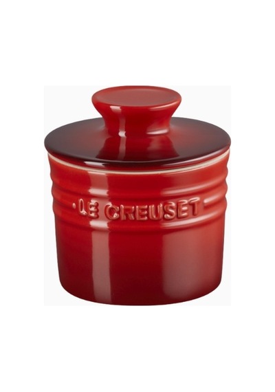 Le Creuset Seramik Lüks Tasarım Tereyağı Kabı Saklama Kapları Kırmızı
