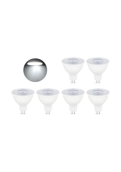 Led Ampuller Mr16 Gu5.3, 5w 500lm Ac/dc 12 V Kısılabilir Mr16 Spot Ampul, 50w Halojen Lamba, 120 Işın Açısı, 6 Diğer