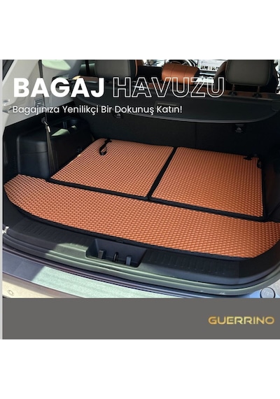 Dacia-duster İçin 2009-2017 Arası Araca Özel Yeni Nesil Eva Mat Oto Bagaj Havuzu