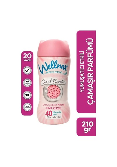 Wellnax Granül Çamaşır Parfümü Ve Yumuşatıcısı Pink Velvet 210gr Blk-166 1668
