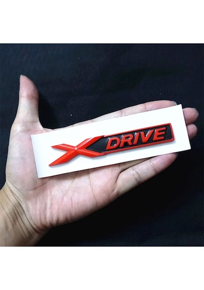 Xdrive Piano Black-kırmızı Bagaj Yazısı 3m 3d Abs Bmw X3