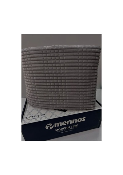 Ete Hometex Merinos Modern Lıne 2 Prç.battaniye Ve Yatak Örtüsü Seti Antrasit 8696474231362