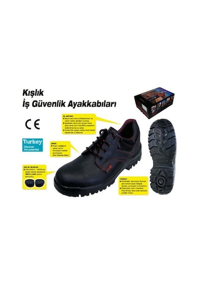 414 Çelik Burunlu İş Ayakkabısı S2 44 Numara
