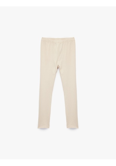 Koton Beli Lastikli Basic 3'lü Tayt Seti Siyah 6wkg40121ak Siyah