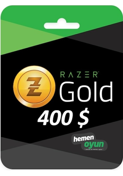 Hemenoyun Razer Gold 400 Usd Dolar