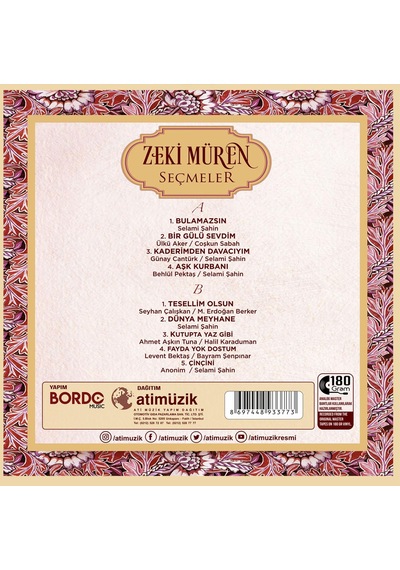 Zeki Müren - Seçmeler Plak