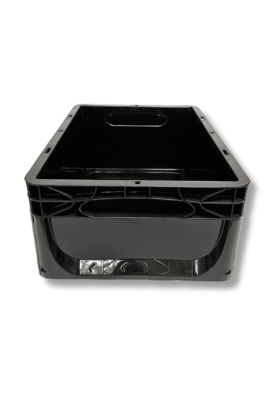 Alpbx 1.kalite Siyah Plastik Kasa 40x30x17 Cm - 17 Litre Kutu