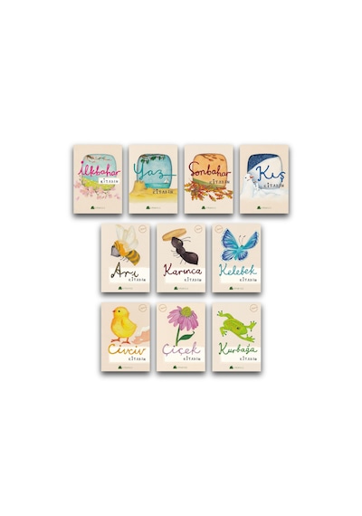 Mevsimler ve Doğa Seti (6 Ay-3 Yaş) 10 Kitap