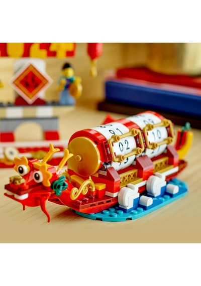 LEGO® Festival Takvimi 40678 – 10 Yaş ve Üzeri Çocuklar için Yeni Ay Yılı Temalı Oyuncak Yapım Seti