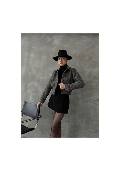 Verymoda Dugmeli Kase Mont F1547 Siyah