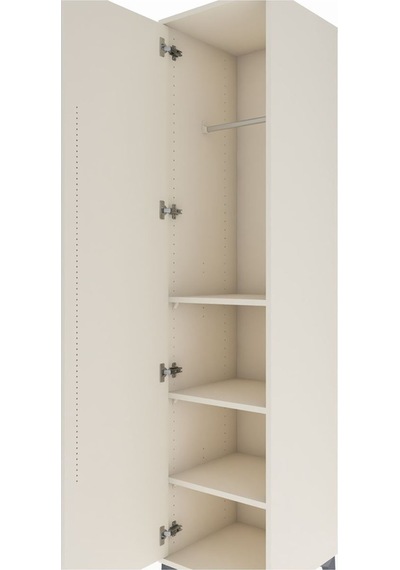 Hyperion Dolap 3 Raflı Tek Kapaklı Tek Askılı 44x44x195 Aytaş... Aytaşı