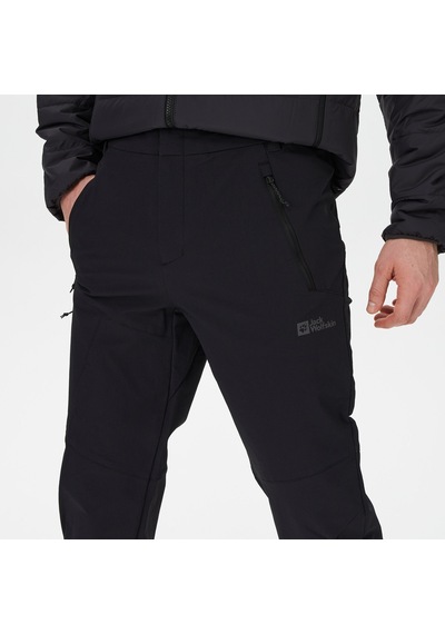 Jack Wolfskin Glastaltiner Erkek Siyah Outdoor Pantolon 1508531