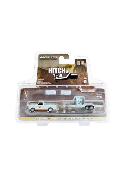 Mey İthalat 1/64 1968 Chevrolet C-10 Shortbed And Tandem Car