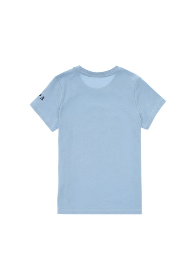 U.S. Polo Assn. Erkek Çocuk Mavi Bisiklet Yaka Tişört 50307266-VR036