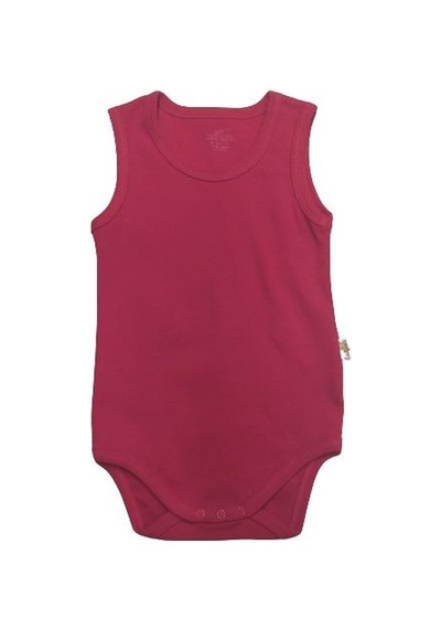 Albimini Minidamla Penye Askılı Body (2-4 Yaş) 43154 Kırmızı