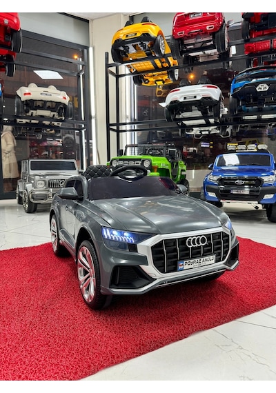 Audi 445 Akülü Araba 0-5 Yaş Gri