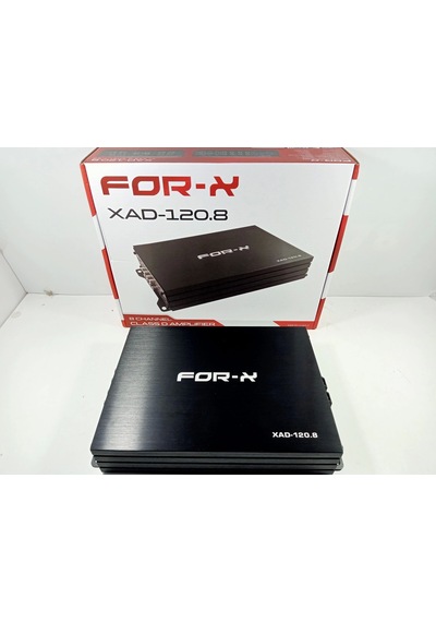 For-x Amfi 8 Kanal For-x Xad-120.8 Ses Ve Bass Anfisi - 8 Kanal For-x Anfi