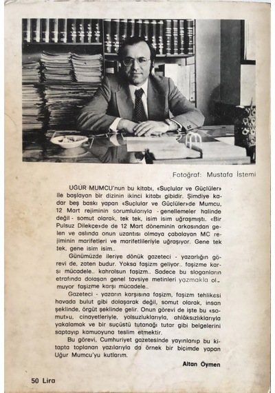 Bir Pulsuz Dilekçe / Uğur  Mumcu