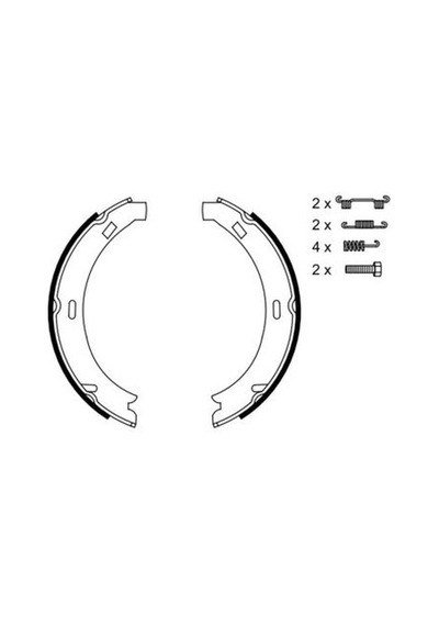 Mercedes Clk Serisi 209 320cdı 3.0 2005-2009 Bosch El Fren Balata