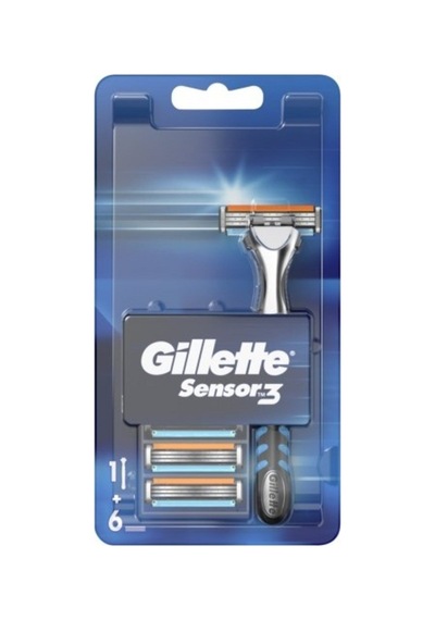 Sensor3 Tıraş Makinesi + 6 Yedek Tıraş Bıçağı