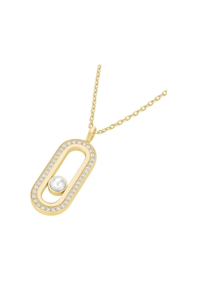 Rosefield Jnppg.j1293 Altın Renk Modern İnci Kristal Çelik Kolye