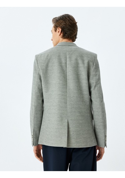 Koton Slim Fit Düğmeli Pamuk Karışımlı Mono Yaka Klasik Blazer Ceket Antrasit 5sam50005hk Antrasit Koton Slim Fit Düğmeli Pamuk Karışımlı Mono Yaka Klasik Blazer Ceket Antrasit 5sam50005hk Antrasit