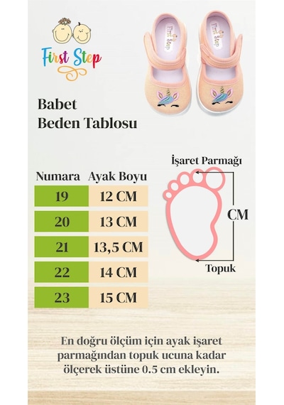 Pembe Fiyonklu Keten Çocuk Ayakkabısı-f-472 Pembe