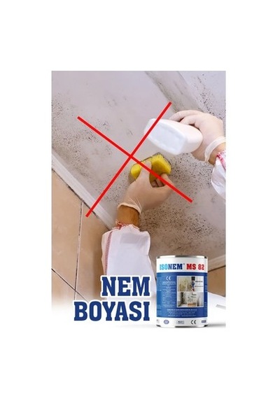 İsonem Isonem Ms 82 5 Kg Beyaz Nem Boyası İç Cephelerde Kullanım İçin Güçlü Açık Bej