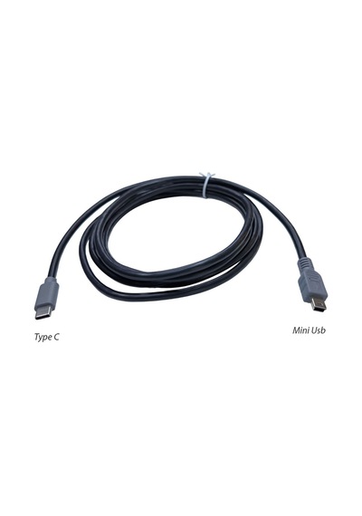 2 Metre Type-c Den 5 Pin Mini Usb Ye Şarj Ve Data Kablosu