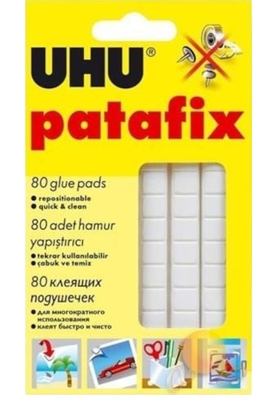 Uhu Yapıştırıcı Tac Patafıx Beyaz 41710