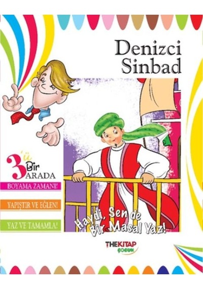 Denizci Sinbad Üçü Bir Arada Etkinlik Kitabı - Vzqg-764833